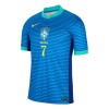 Camiseta de fútbol Brasil Vini JR 7 Segunda Equipación 2024 - Hombre